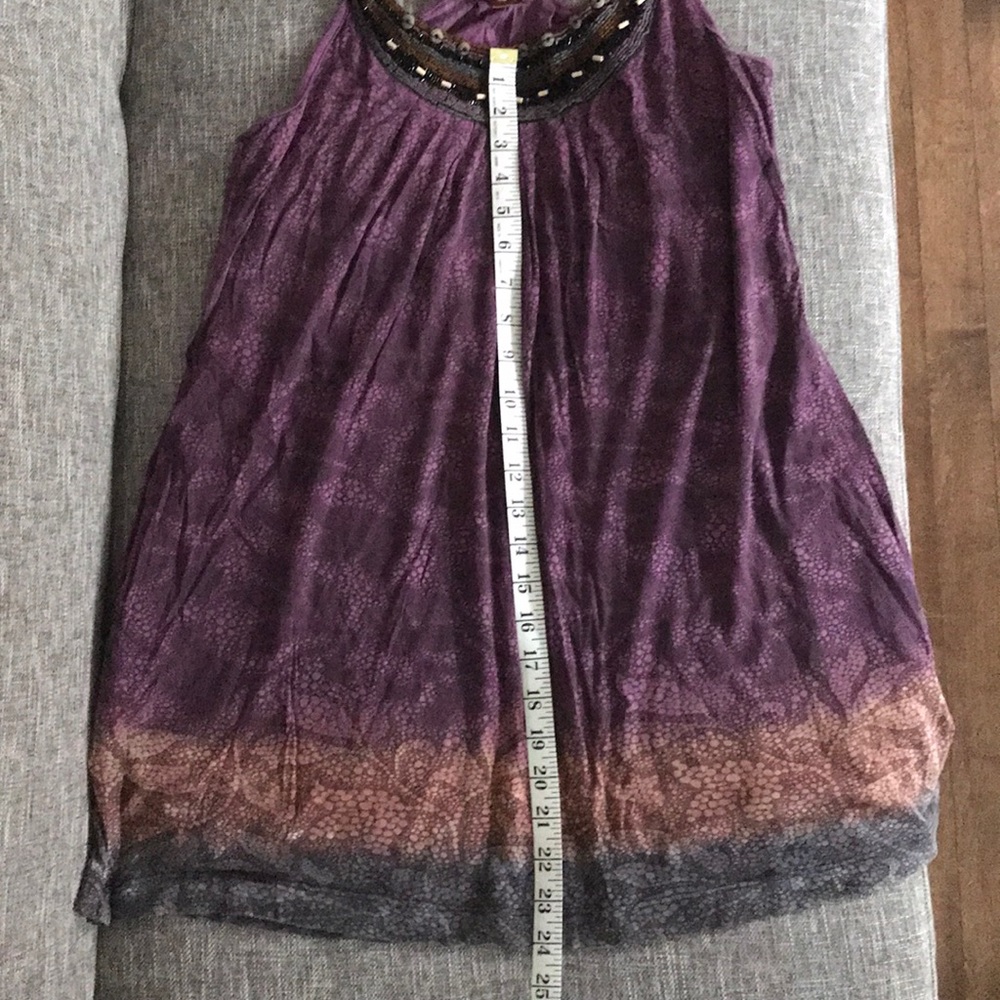 Anthropologie Language La Beaded Tank Top View 6